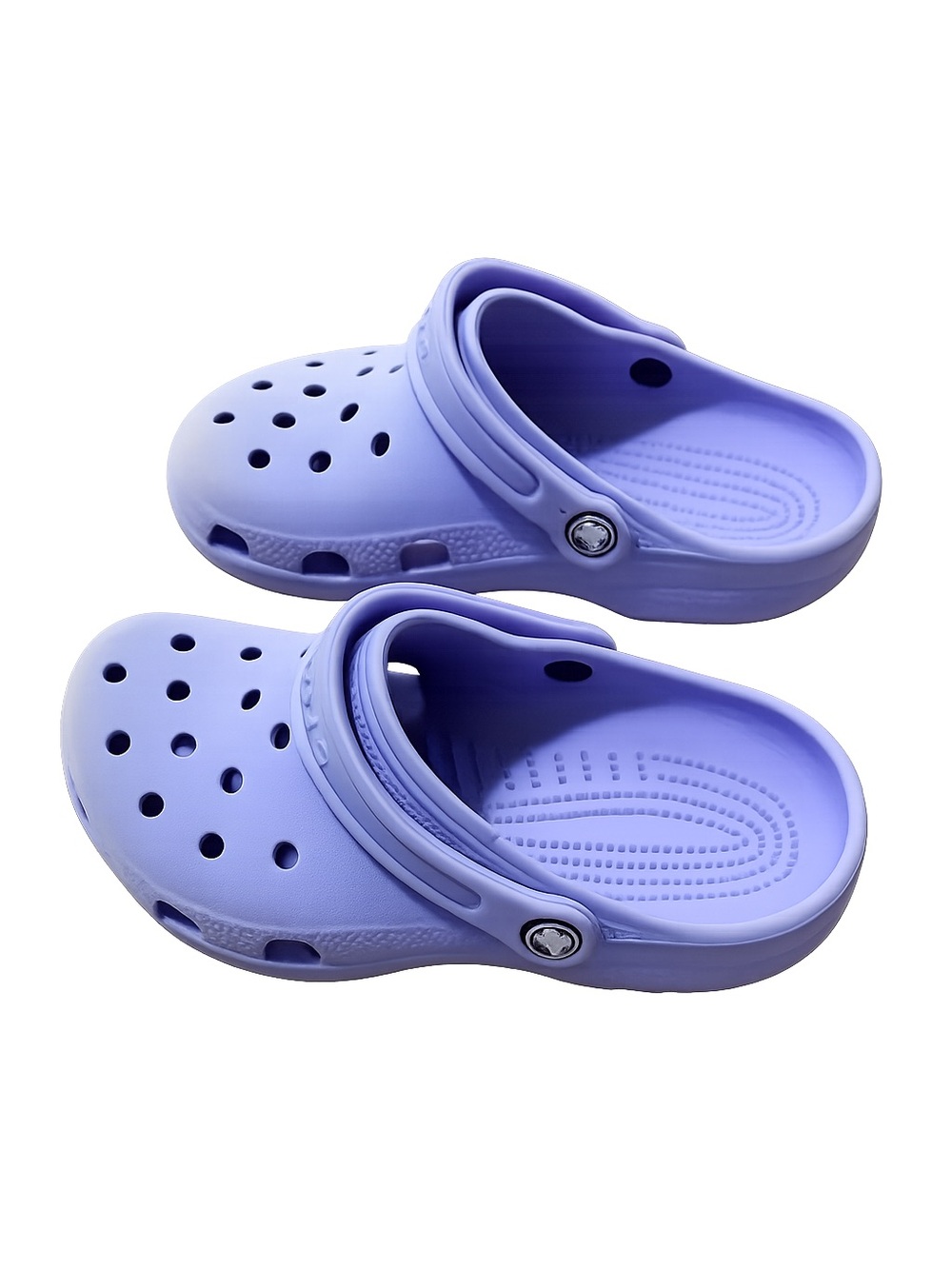 Crocs Classic Clogs Kids Youth J3 Lavender Purple Slip On Comfort Shoes Unisex